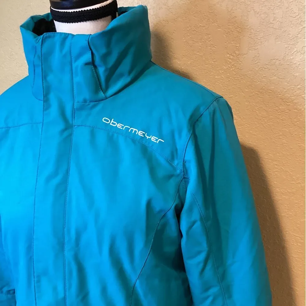 Obermeyer Girls' Extra Large‎ (would fit women small), Teal Coat